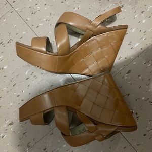 MICHAEL Michael Kors Tan Platform Wedges